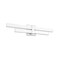 Z-Lite Zane Vanity, 2-Light, 25 In.W x 2.5 In.L x 5 In.H, Chrome /Frosted 1008-25W-CH-LED - alternate 2